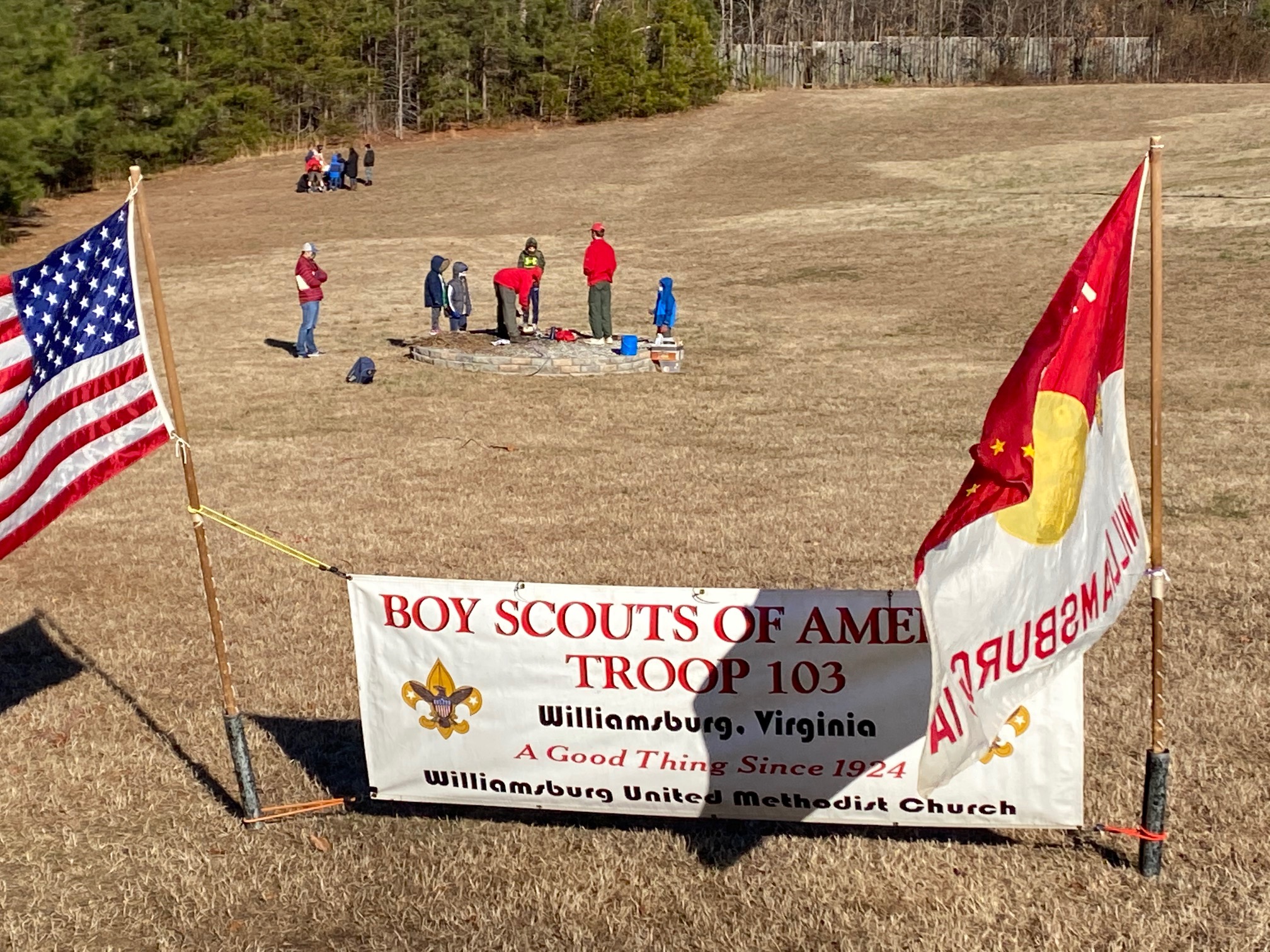 Troop 103 hosts Pack 103 AOL and WEBELOS Scouts