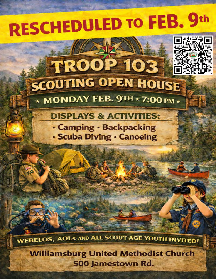Troop 103 Scouting Open House flyer (PDF)